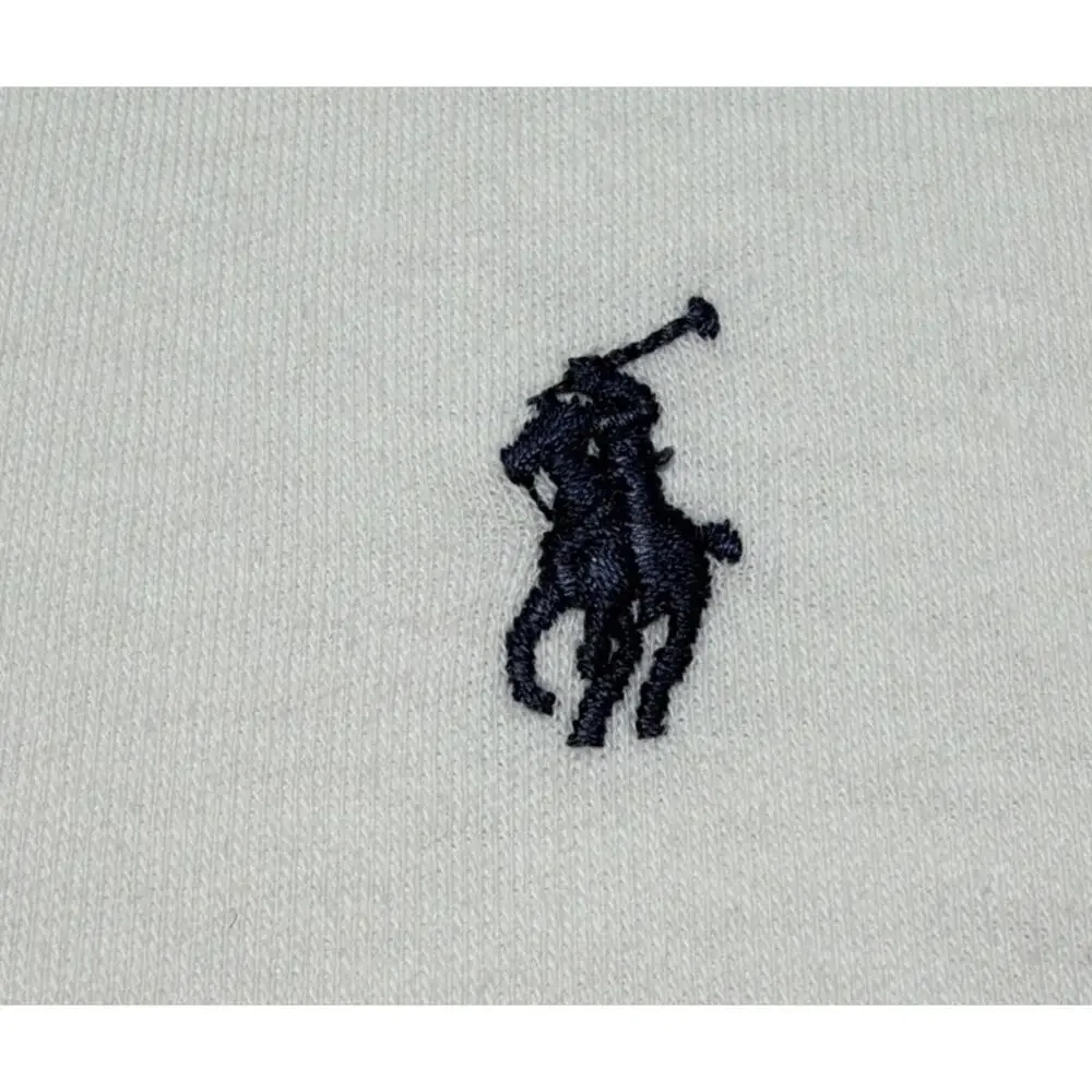 Vintage Polo Ralph Lauren Shirt Mens L White Cotton Short Sleeve Made in USA
